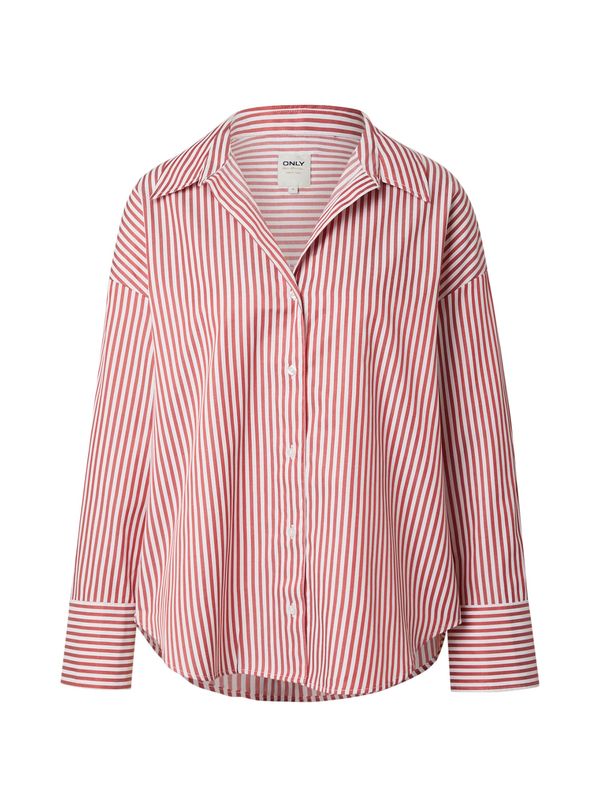 ONLY ONLY Bluza 'ONLOREGON'  crvena / bijela