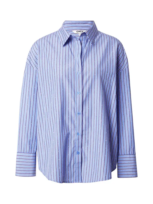 ONLY ONLY Bluza 'ONLOregon'  svijetloplava / ljubičasto plava / bijela