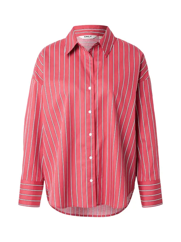 ONLY ONLY Bluza 'ONLOREGON'  tamno crvena / crna / bijela