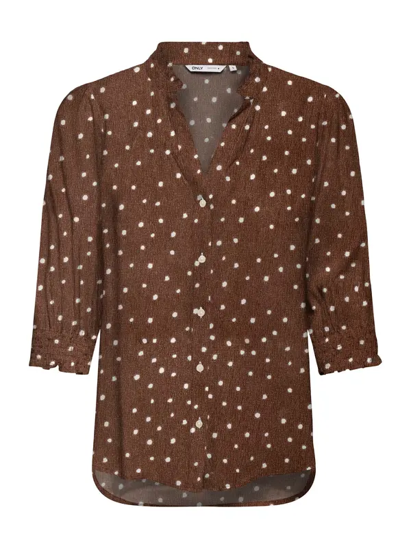 ONLY ONLY Bluza 'ONLRAYA'  čokolada / bijela