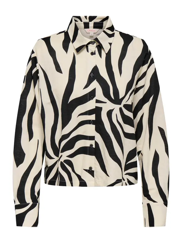 ONLY ONLY Bluza 'ONLSAKURA'  bež / crna