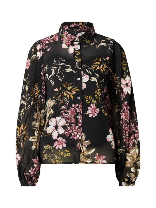 ONLY ONLY Bluza 'ONLSTAR LIFE'  bež / tamo žuta / prljavo roza / crna