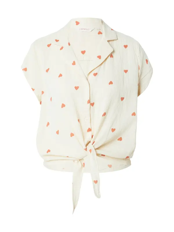 ONLY ONLY Bluza 'ONLTHYRA'  bež / crvena