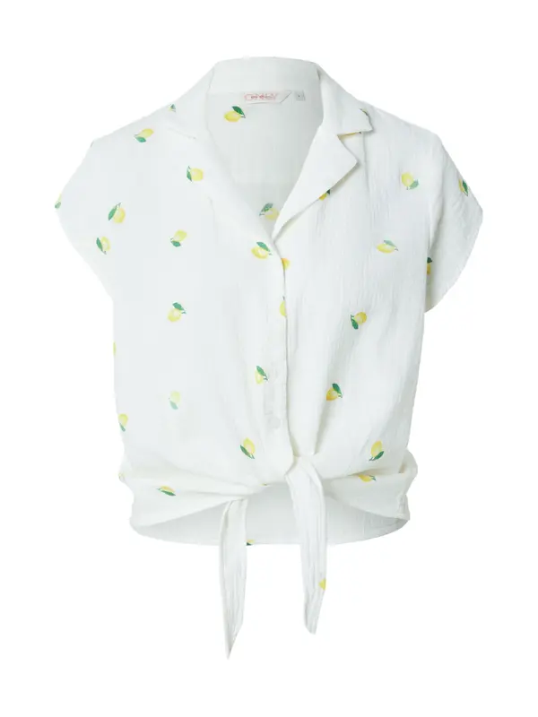 ONLY ONLY Bluza 'ONLTHYRA'  limun / zelena / bijela