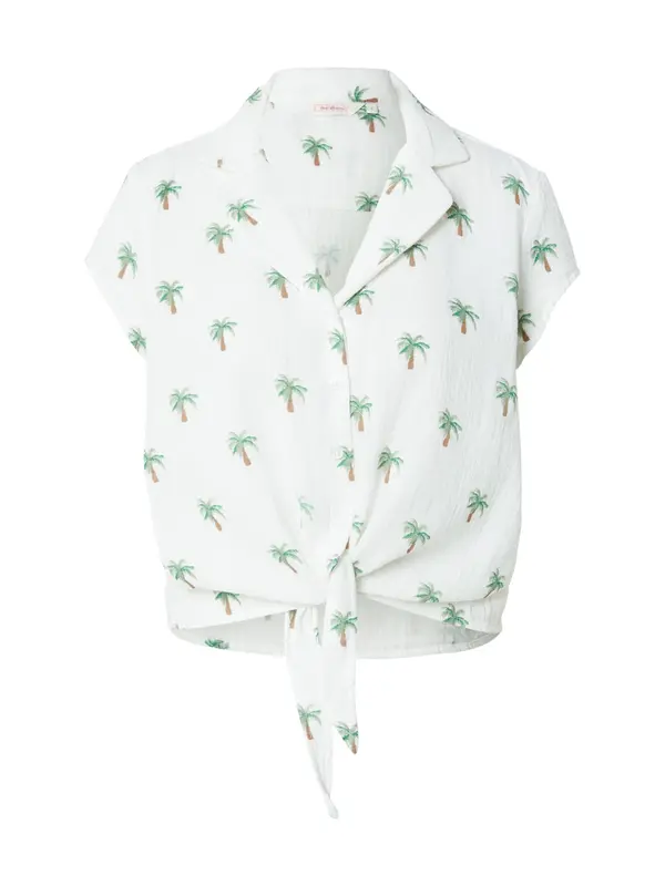 ONLY ONLY Bluza 'ONLTHYRA'  svijetlosmeđa / zelena / svijetlozelena / bijela