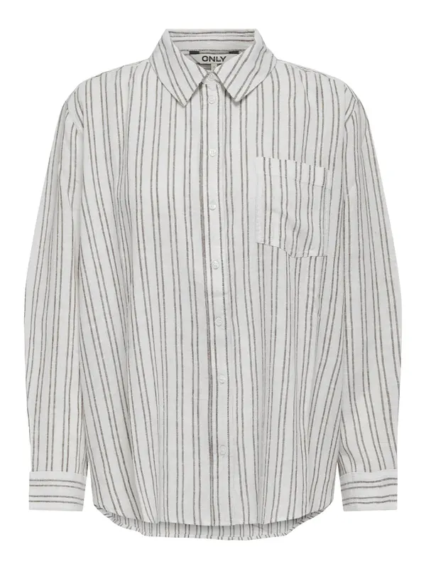 ONLY ONLY Bluza 'ONLTokyo'  kameno siva / bijela