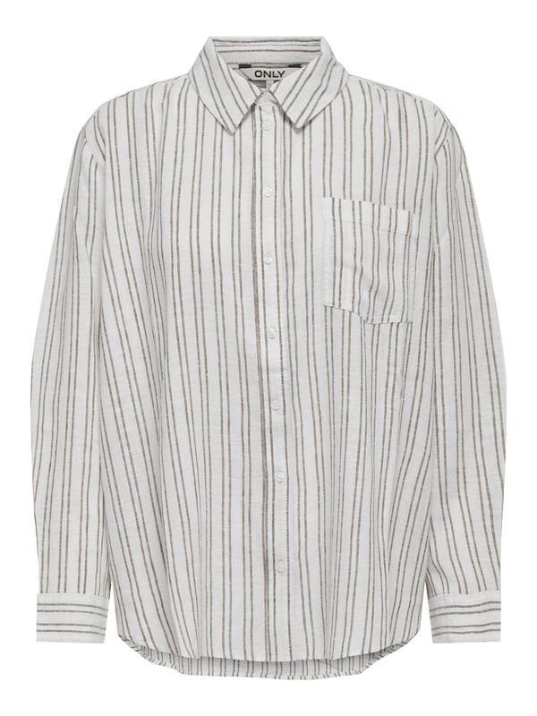 ONLY ONLY Bluza 'ONLTokyo'  kameno siva / bijela