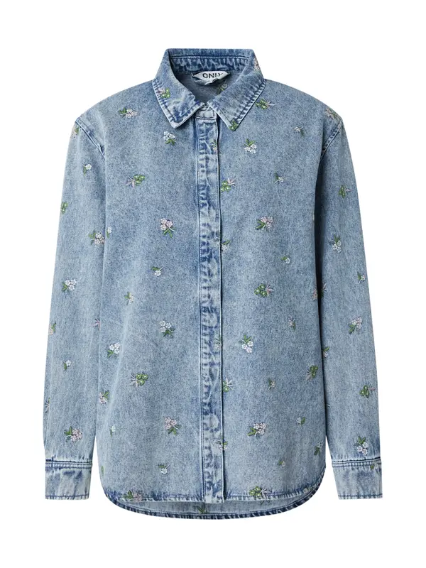 ONLY ONLY Bluza 'ONLVera'  plavi traper / zelena / rosé / prljavo bijela