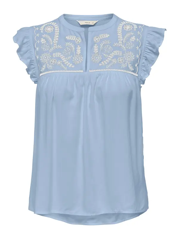 ONLY ONLY Bluza 'ONLVESTINE'  golublje plava / prljavo bijela