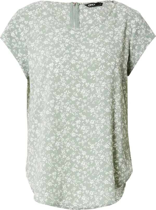 ONLY ONLY Bluza 'ONLVic'  pastelno zelena / bijela