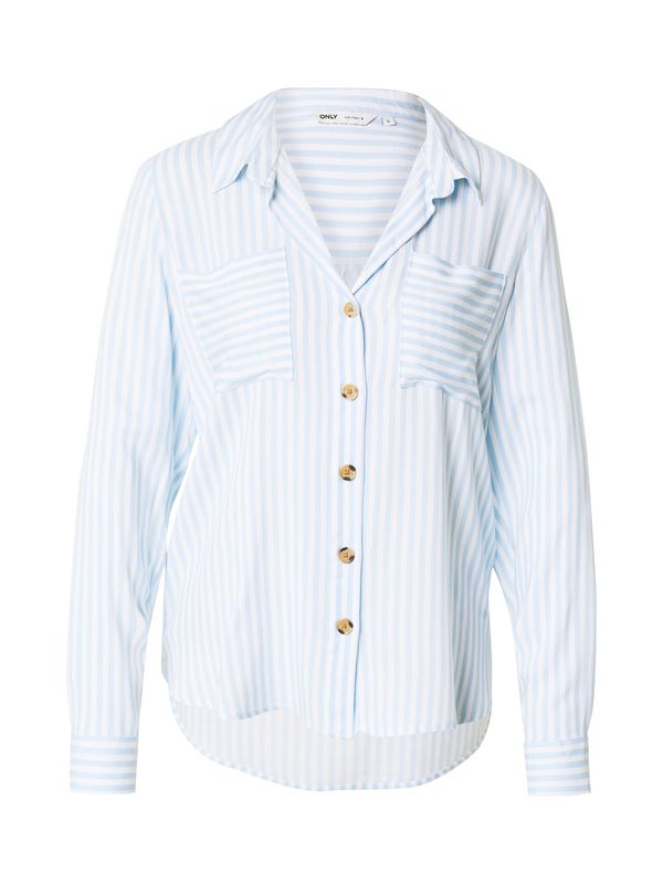 ONLY ONLY Bluza 'ONLYASMIN'  svijetloplava / bijela