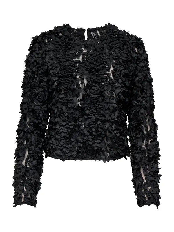 ONLY ONLY Bluza 'ROSEBLOOM'  crna