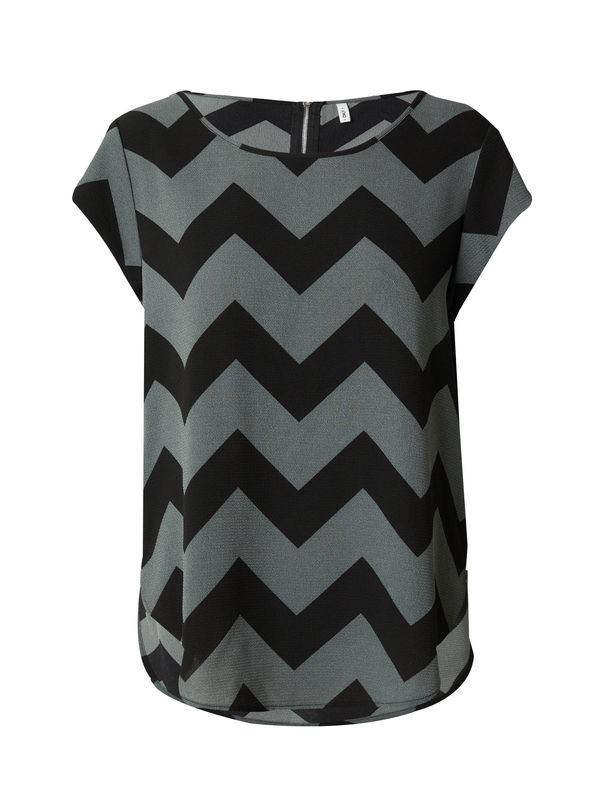 ONLY ONLY Bluza  siva / crna