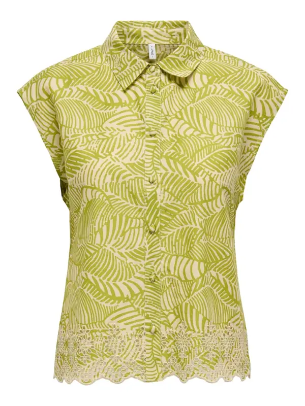 ONLY ONLY Bluza  sivkasto zelena