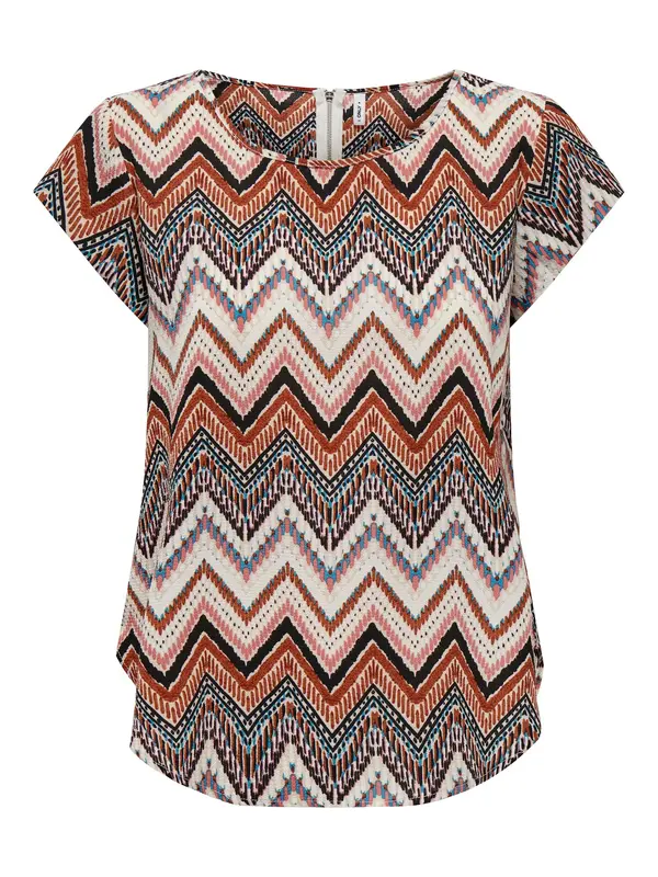 ONLY ONLY Bluza  smeđa / roza / crna / bijela