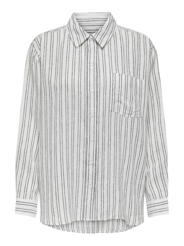 ONLY ONLY Bluza 'TOKYO'  tamo siva / bijela