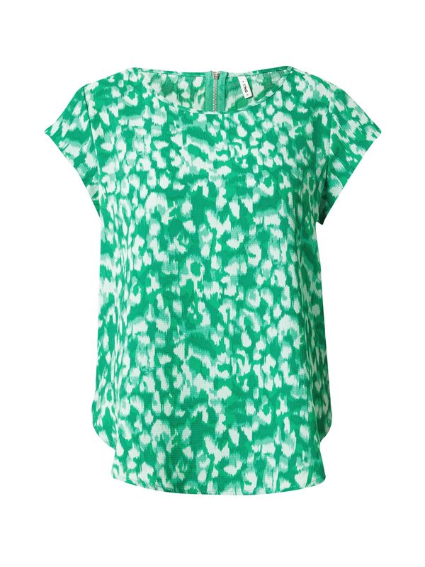 ONLY ONLY Bluza  zelena / bijela