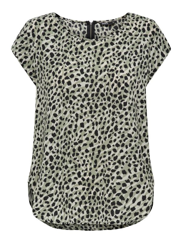 ONLY ONLY Bluza  zelena / crna / bijela