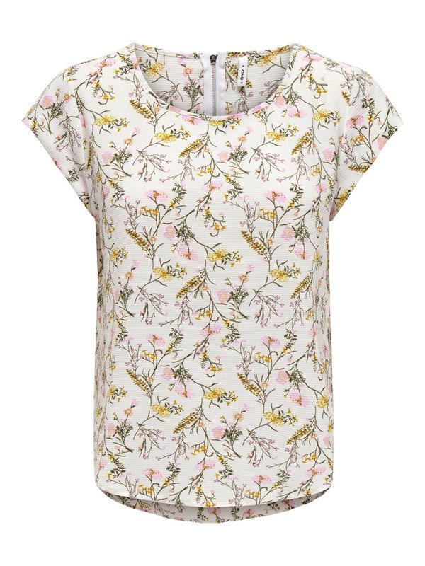 ONLY ONLY Bluza  žuta / zelena / roza / vuneno bijela