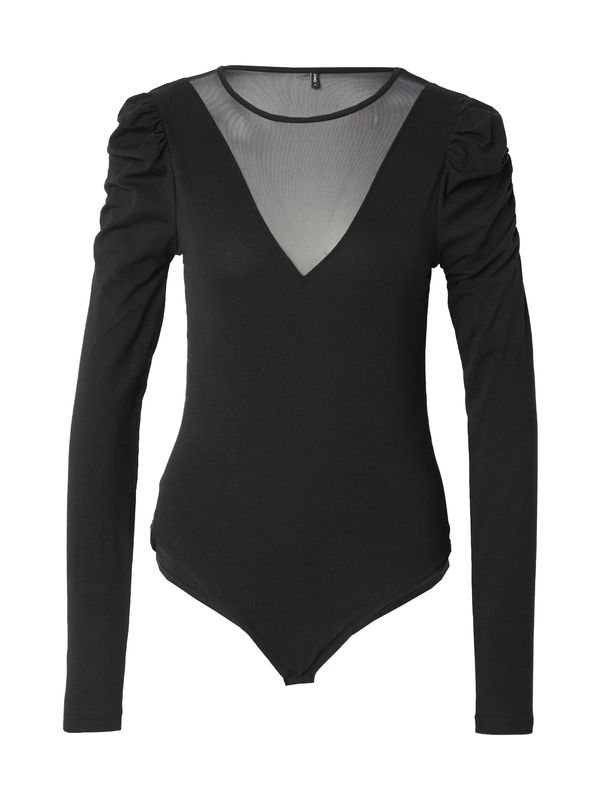 ONLY ONLY Bodi majica  crna