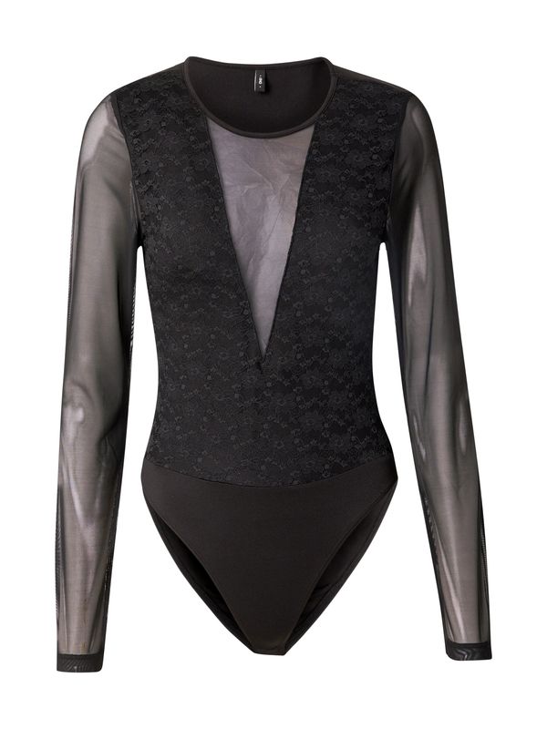 ONLY ONLY Bodi majica  crna