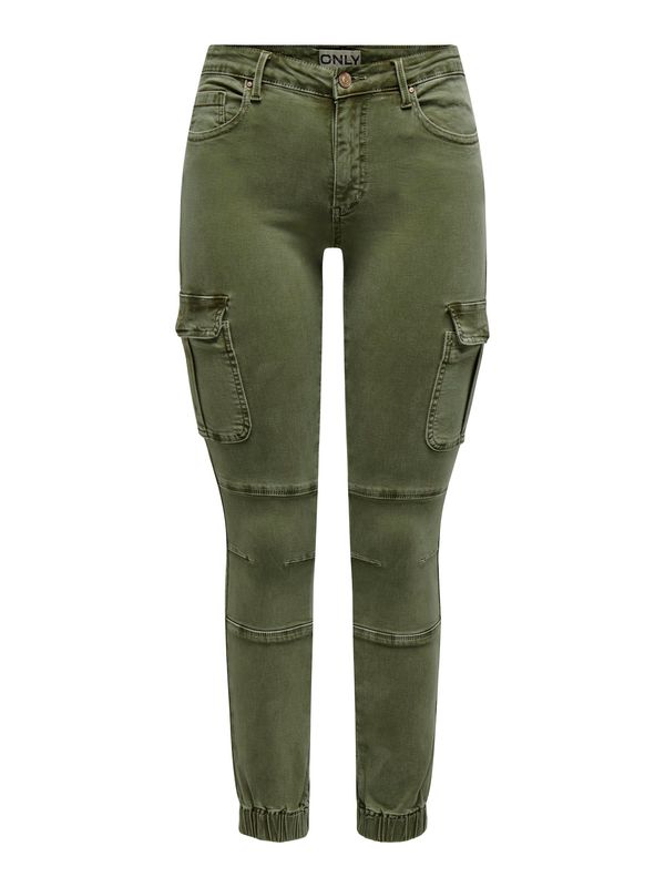 ONLY ONLY Cargo traperice 'Missouri'  maslinasta