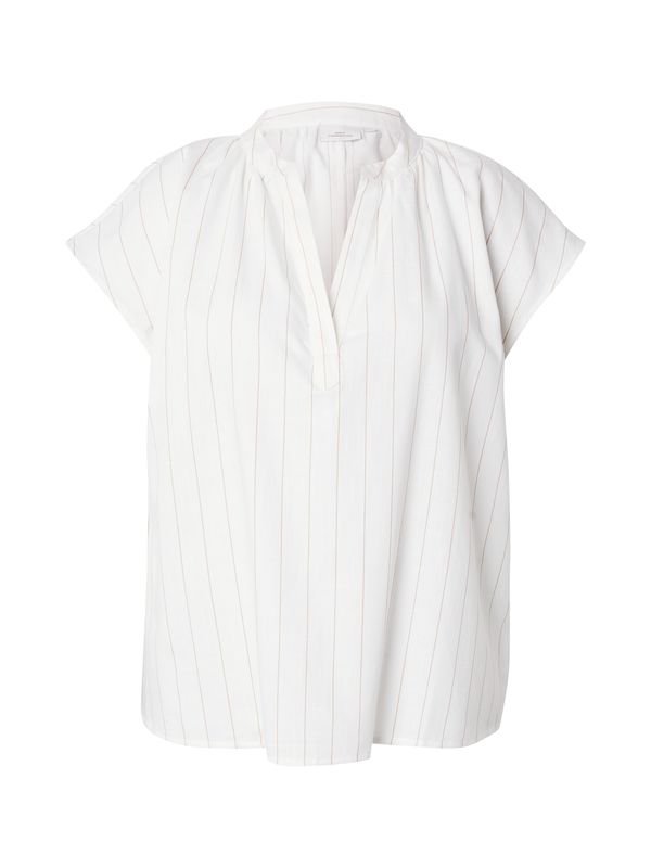 ONLY Carmakoma ONLY Carmakoma Bluza  boja devine dlake (camel) / bijela