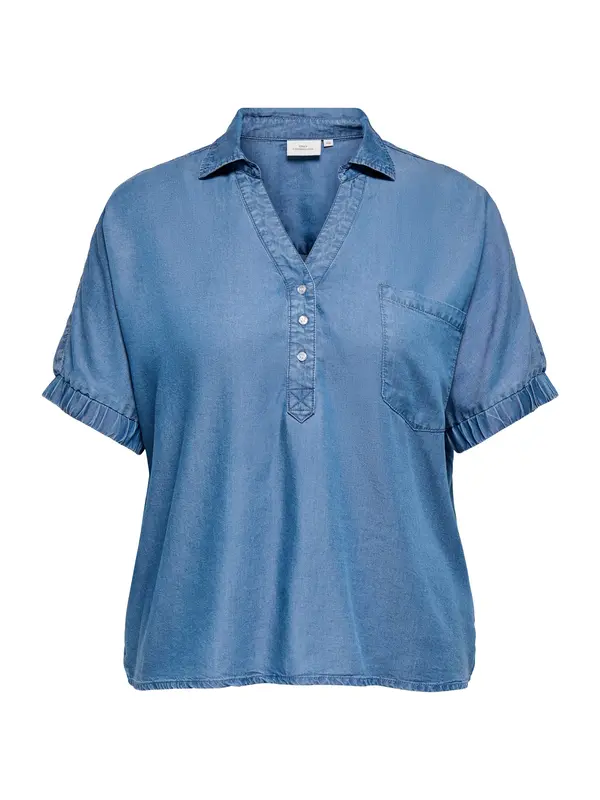 ONLY Carmakoma ONLY Carmakoma Bluza 'CarCharis'  plavi traper