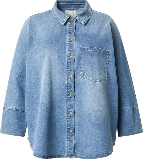 ONLY Carmakoma ONLY Carmakoma Bluza 'CARGrace'  plavi traper