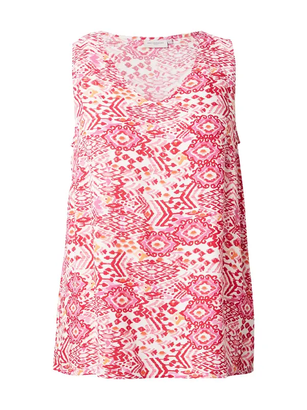 ONLY Carmakoma ONLY Carmakoma Bluza 'CARMARRAKESH'  narančasta / svijetloroza / crvena / bijela