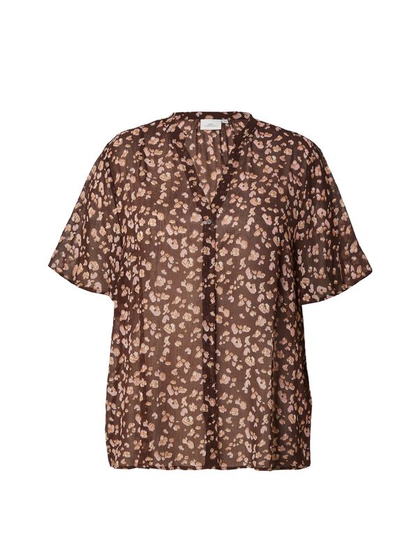 ONLY Carmakoma ONLY Carmakoma Bluza 'CARMIRONNA'  karamela / čokolada / puder roza