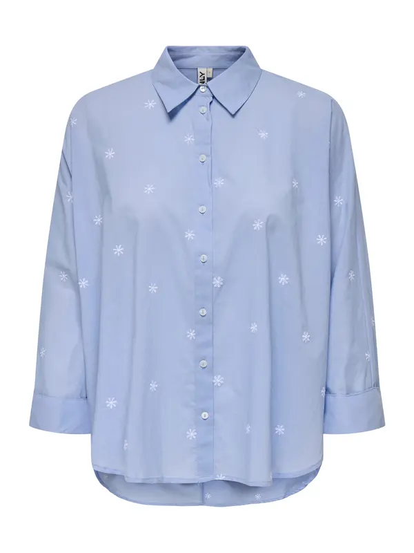 ONLY Carmakoma ONLY Carmakoma Bluza 'CARNEW  LINA GRACE'  svijetloplava / bijela
