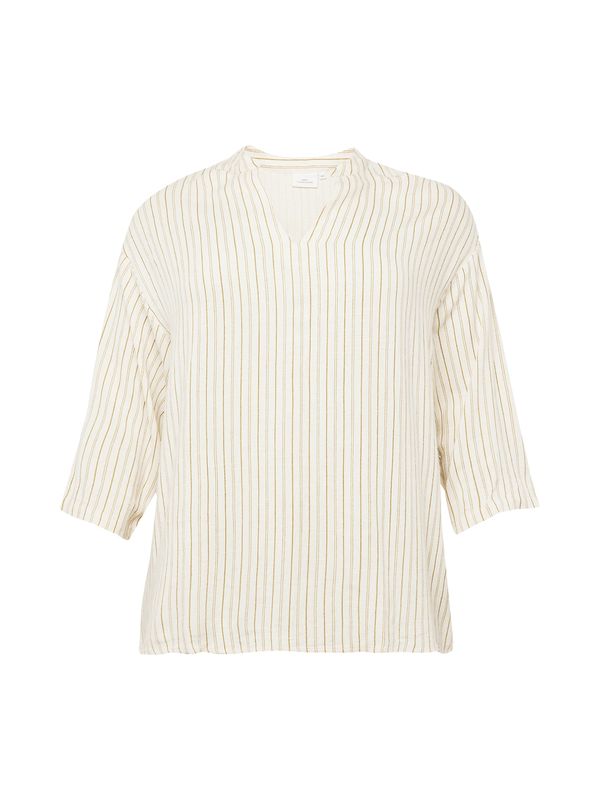 ONLY Carmakoma ONLY Carmakoma Bluza 'CARNISKA'  bež / smeđa