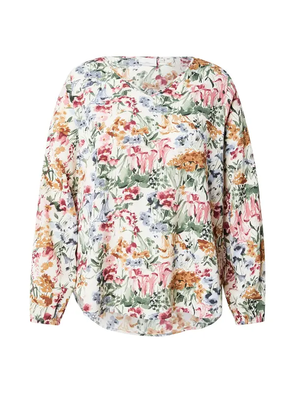 ONLY Carmakoma ONLY Carmakoma Bluza 'CARVICA'  safirno plava / zelena / magenta / bijela