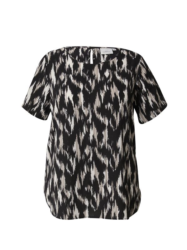 ONLY Carmakoma ONLY Carmakoma Bluza 'CARVICA'  siva / crna / bijela