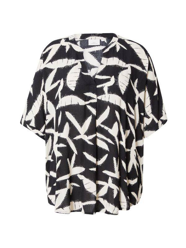 ONLY Carmakoma ONLY Carmakoma Bluza  crna / bijela