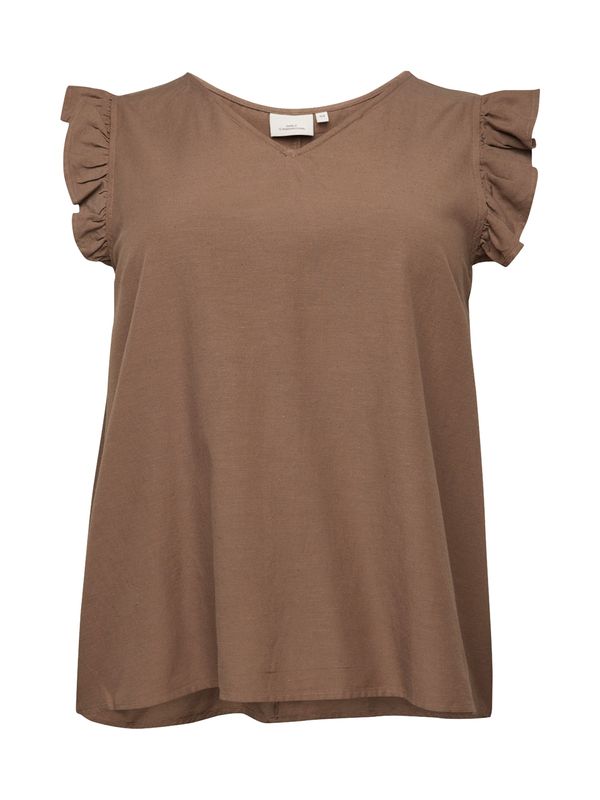 ONLY Carmakoma ONLY Carmakoma Bluza 'JUPITER'  smeđa