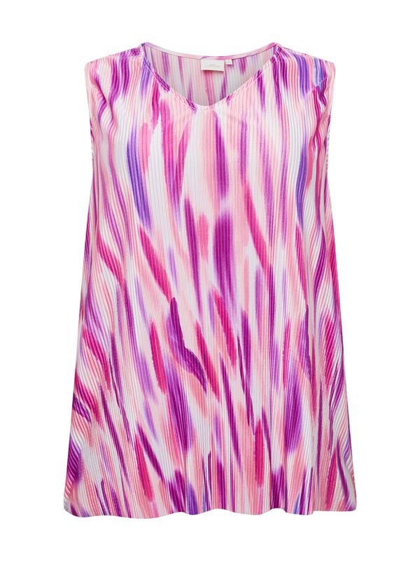 ONLY Carmakoma ONLY Carmakoma Bluza 'LISSETA'  ljubičasta / roza / tamno roza / bijela