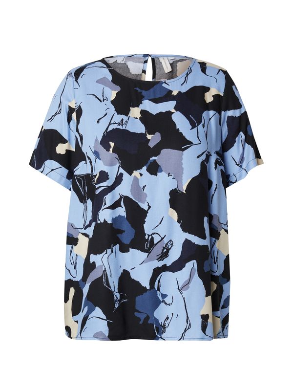 ONLY Carmakoma ONLY Carmakoma Bluza  plava / mornarsko plava / svijetloplava / svijetlosiva