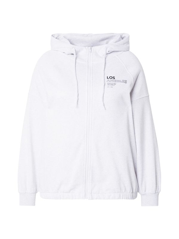 ONLY Carmakoma ONLY Carmakoma Gornji dio trenirke 'CARDAZE'  svijetlosiva / crna