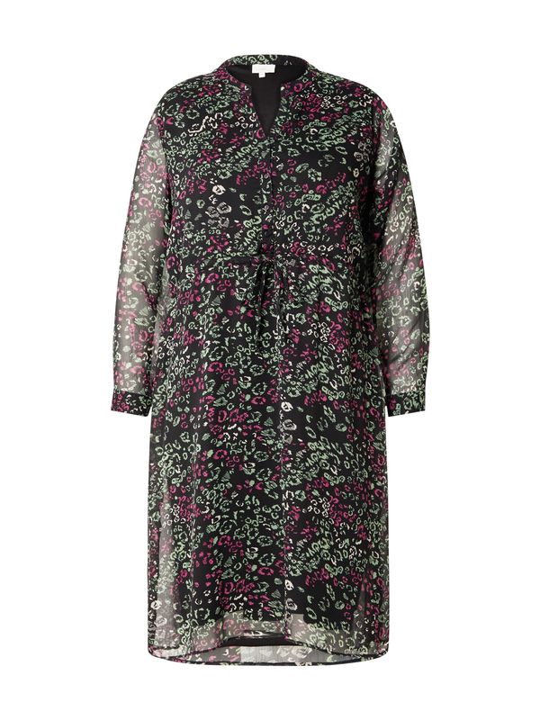 ONLY Carmakoma ONLY Carmakoma Haljina 'CARCERA'  zelena / ljubičasta / crna / bijela