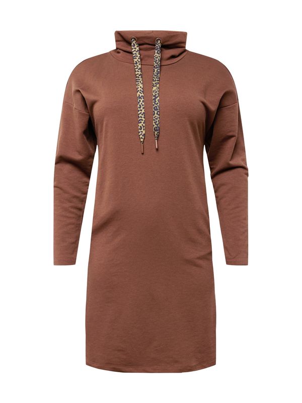 ONLY Carmakoma ONLY Carmakoma Haljina 'LUCI'  pijesak / smeđa / crna