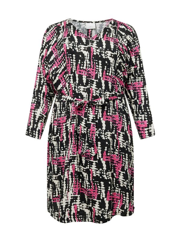 ONLY Carmakoma ONLY Carmakoma Haljina 'MARGOT'  svijetlobež / bazalt siva / svijetloroza / crna