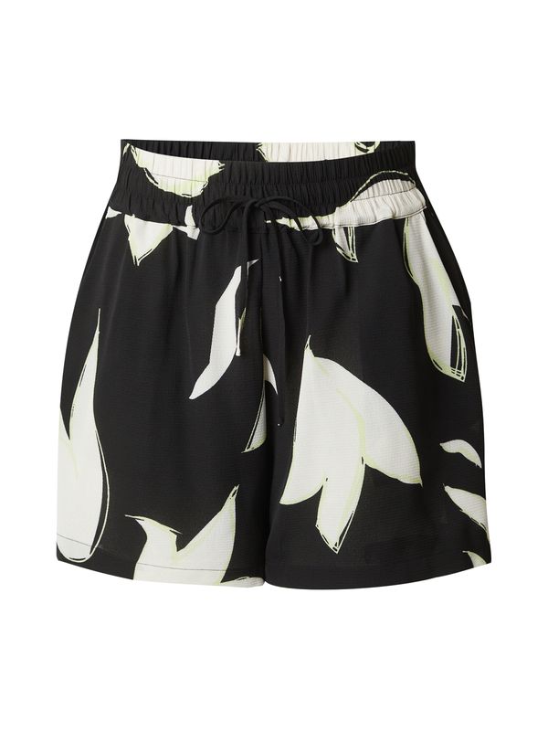 ONLY Carmakoma ONLY Carmakoma Hlače 'CARLux'  svijetlozelena / crna / bijela