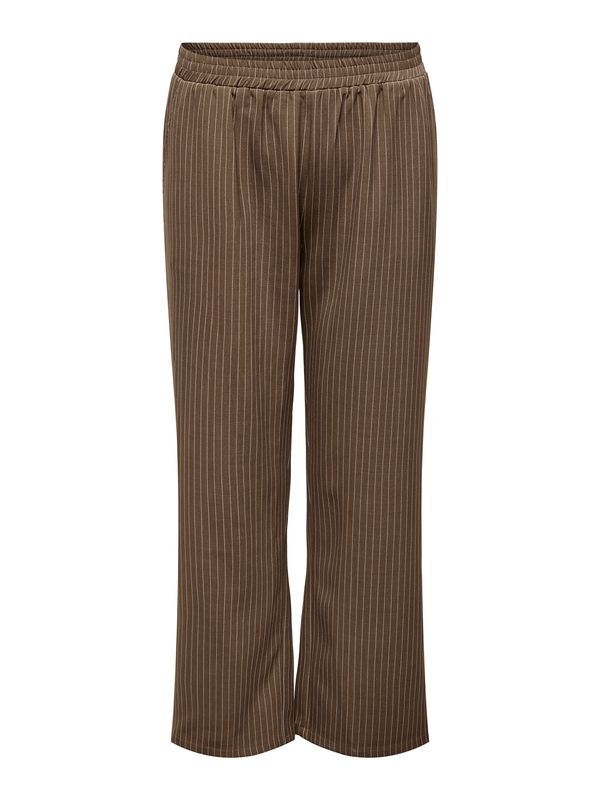 ONLY Carmakoma ONLY Carmakoma Hlače 'CARPinny'  smeđa / svijetlosiva