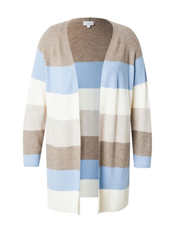 ONLY Carmakoma ONLY Carmakoma Kardigan 'CARATIJA'  bež melange / svijetloplava / smeđa melange / bijela