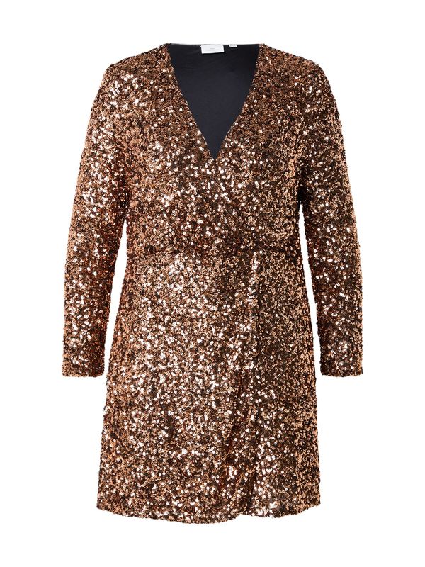 ONLY Carmakoma ONLY Carmakoma Koktel haljina  bakrena