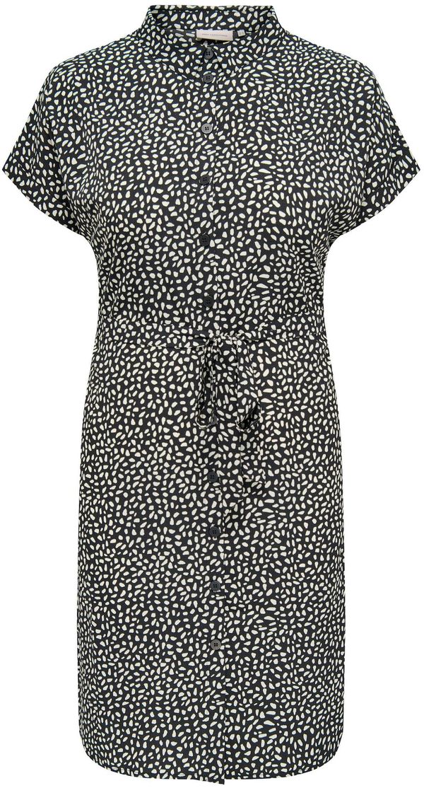 ONLY Carmakoma ONLY Carmakoma Košulja haljina 'Diega'  crna / bijela