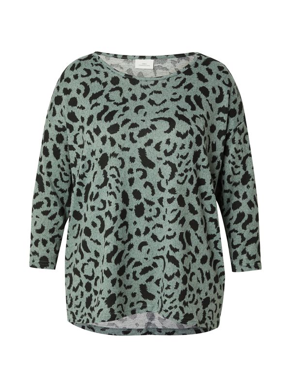 ONLY Carmakoma ONLY Carmakoma Majica 'CARALBA'  menta / crna