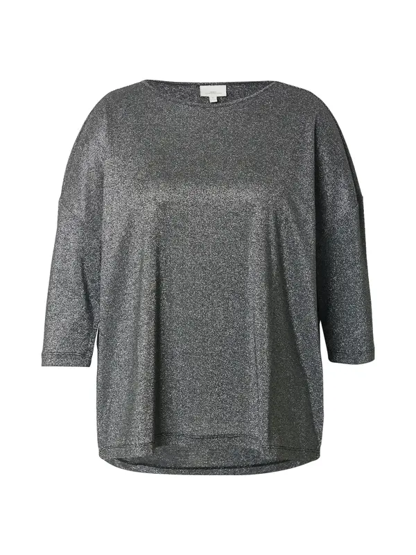 ONLY Carmakoma ONLY Carmakoma Majica 'CARSILVERY GLAMOUR'  crna
